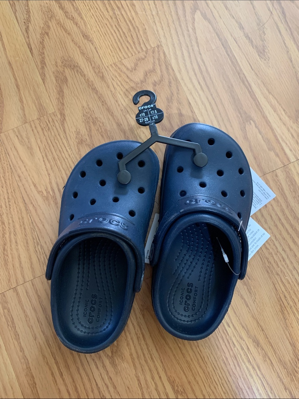 CROCS Kids Classic Clogs in Dark Navy